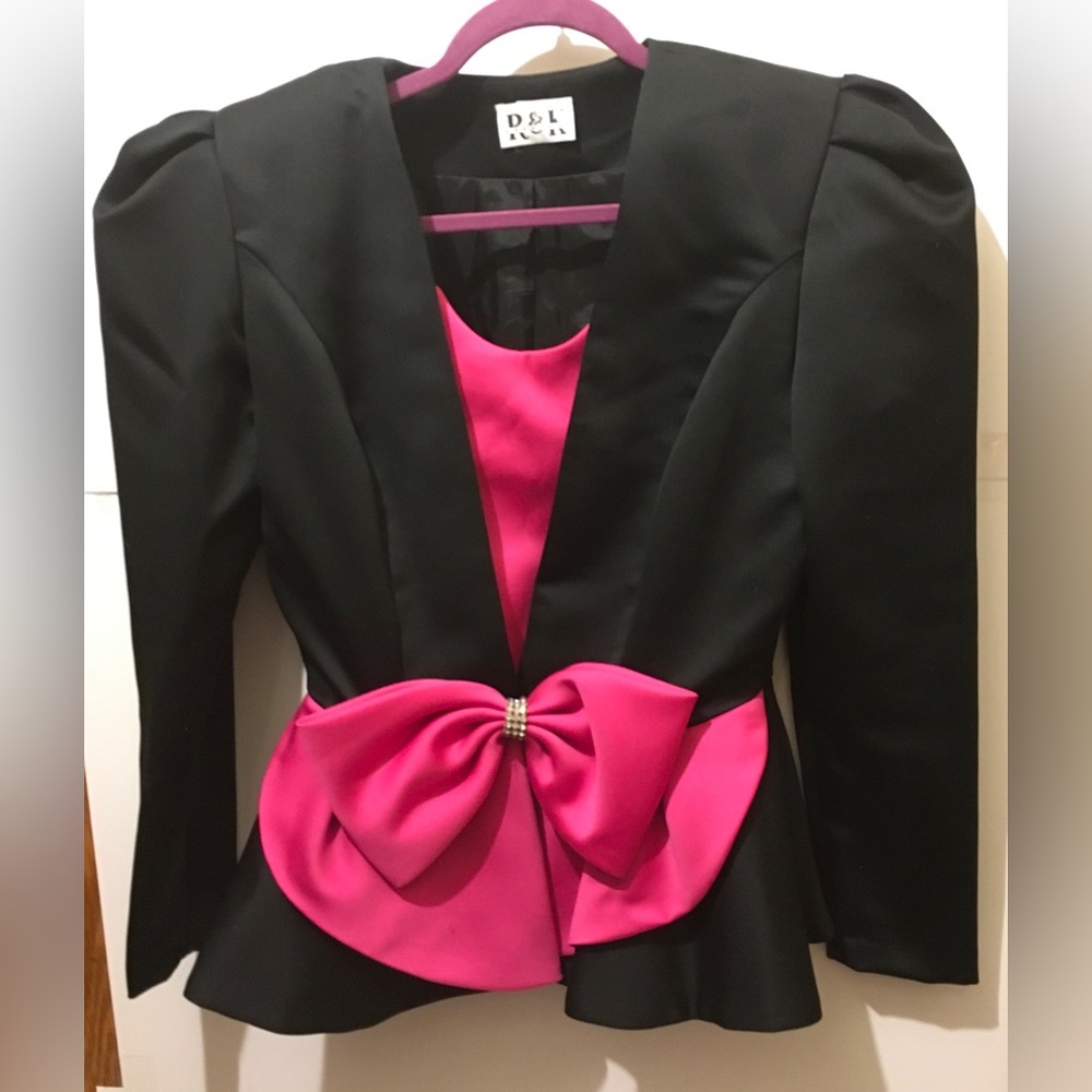 R&K Evenings Blazer - Ladies - Hot Pink